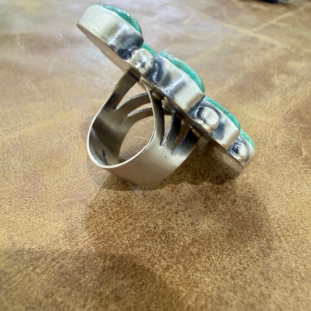 Turquoise & Sterling Silver Ring Size 7 by Sharon Francisco - Picture 8 of 8